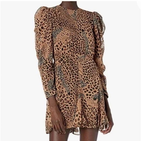 The Kooples Dresses & Skirts - The Kooples Hide & Seek Lurex Leopard Dress Sz 4